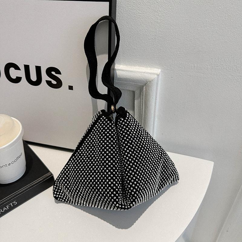 Stylish Black And Gray Small Shoulder Handbag With Unique Design For Trendy Looks