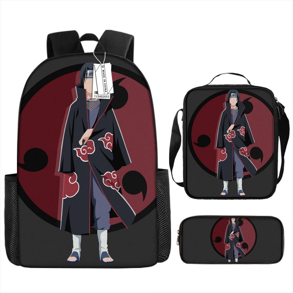 Naruto NARUTO Student School Bag 3D Digital Cartoon Printed School Bag Grade 3-6 Backpack