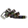 Rhinestone Belt Graffiti Art Eye Print Niche Fashion Couple Belt Punk Trend