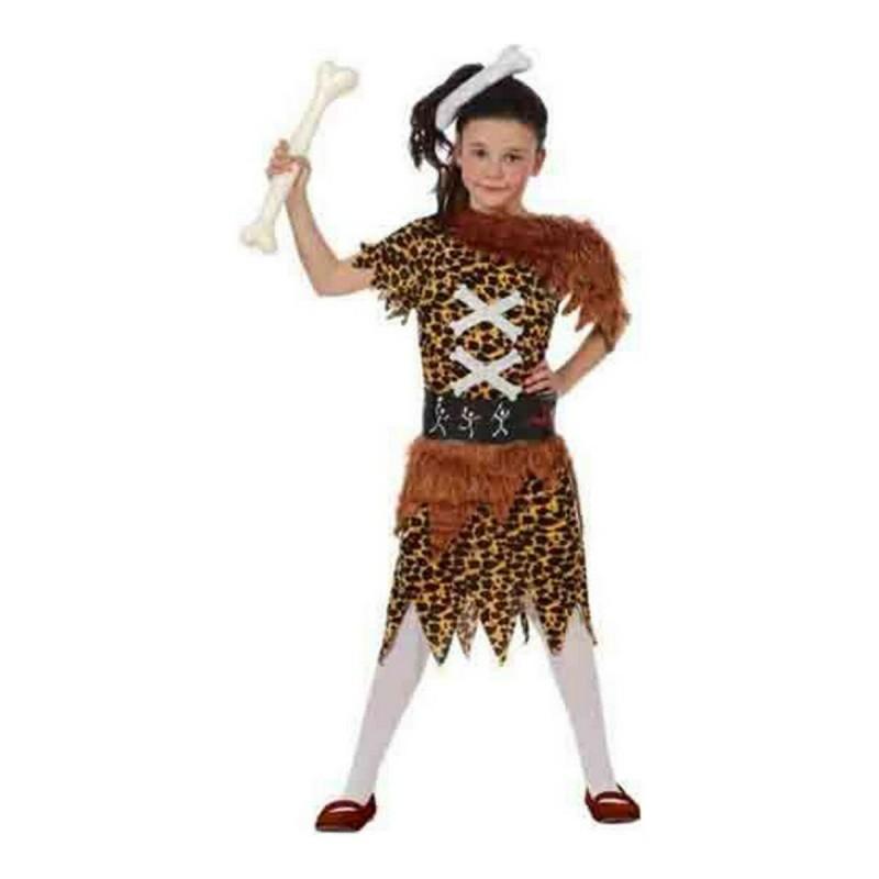 BB Carnival-Costume for Children Caveman Girl 5-6 Years