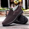 Men's Cloth Shoes Spring and Autumn Thick-soled Soft-soled Medium-sized Elderly Father Shoes Non-slip Large Size 6 Casual Men's Shoes