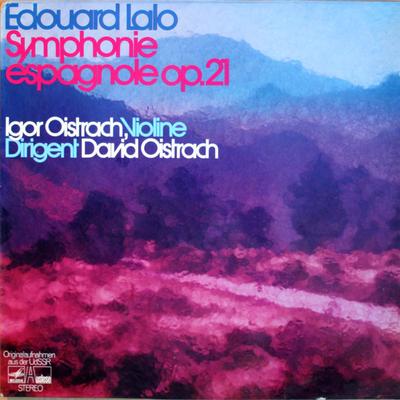 LP Record DOUARD LALO  IGOR OISTRACH  DAVI  Symphonie Espagnole Op. 21 86039XAK Melodia Auslese Germany Classical Used