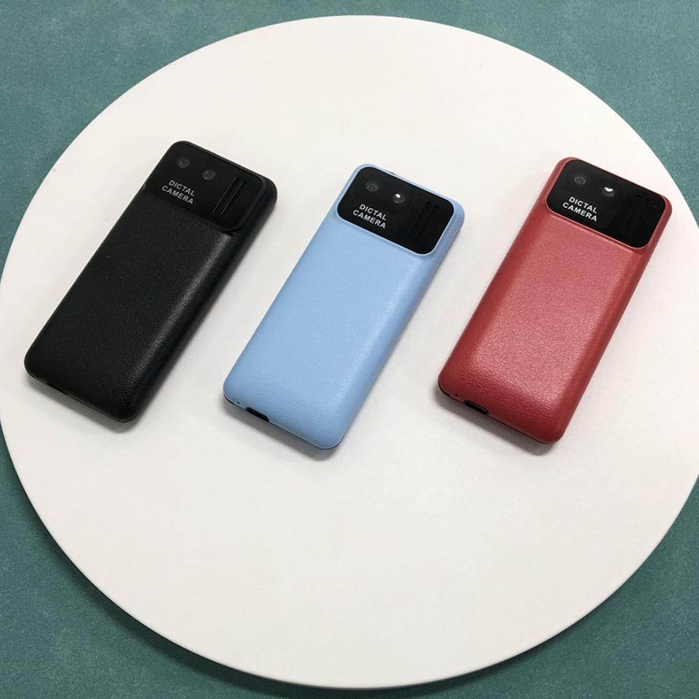 I79(H6) 4G Mini Bar Mobilní telefon LTE 4G Tlačítkový telefon 2,4palcový TFT 1500mAh Budík Přehrávač hudby Svítilna Funkce dvou SIM karet Mobilní telefon