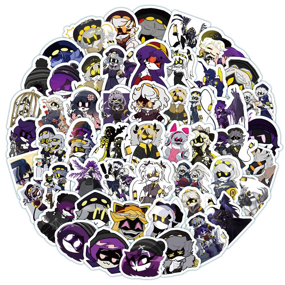 10100Pcs Cartoon Anime Murder Drones Cute Funny Graffiti Stickers Personality Cool Creative Decorative Scrapbook Decal Kids Toy