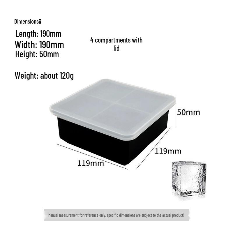 Silicone Skull Ice Cube Mold Tray for Whiskey and DIY Frozen Treats