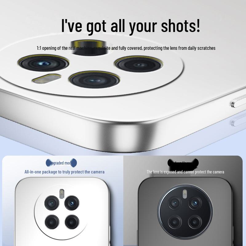 Pouzdro pro Huawei Mate60 Pro: Tekutý silikonový galvanicky pokovený stříbrný plný kryt