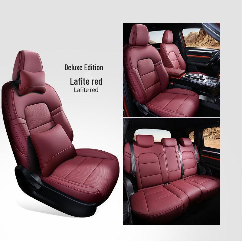 

Haval H2/M6/H6/H7/F5/F7X Чехол на автомобильное сиденье из натуральной кожи, подушка с полным охватом. Custom Five Seats with Genuine Leather Middle