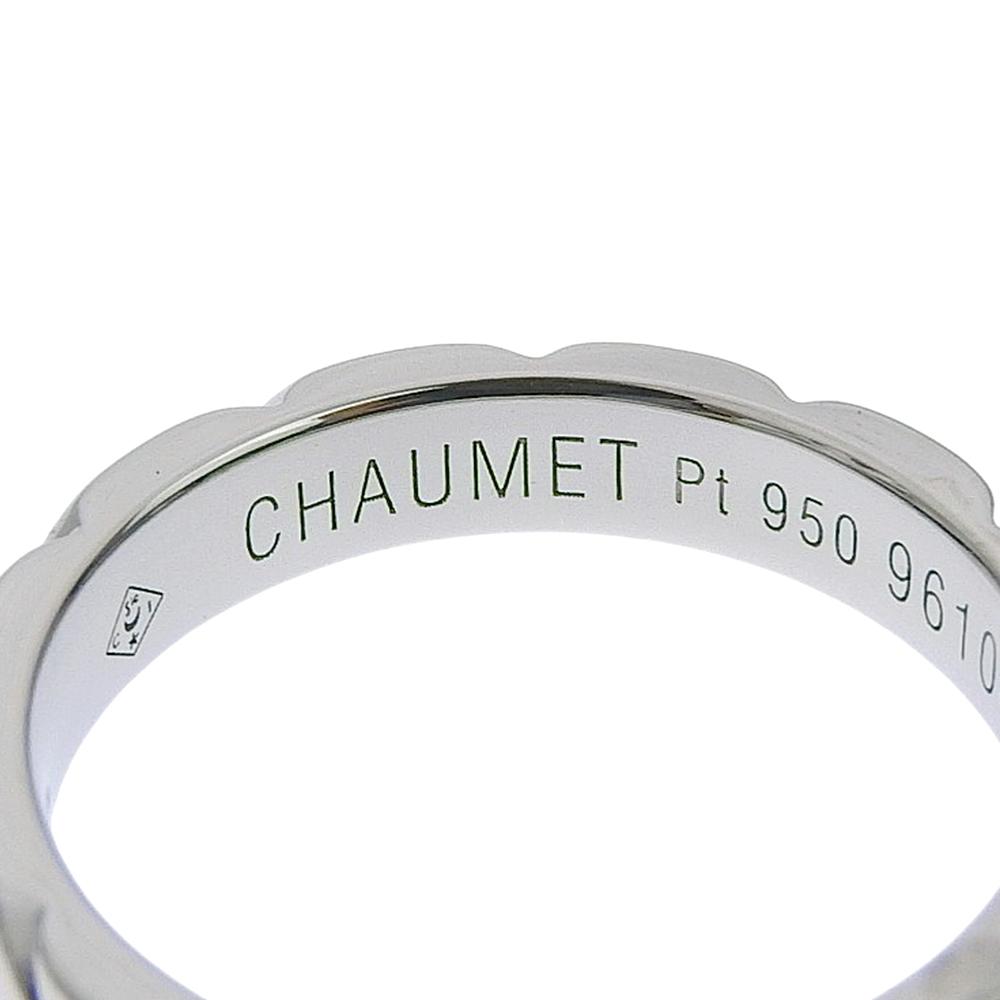 Chaumet Torsade de Chaumet Ring Marriage rings Pt950Platinum #6.4(US Size) 8.1g unisex Used