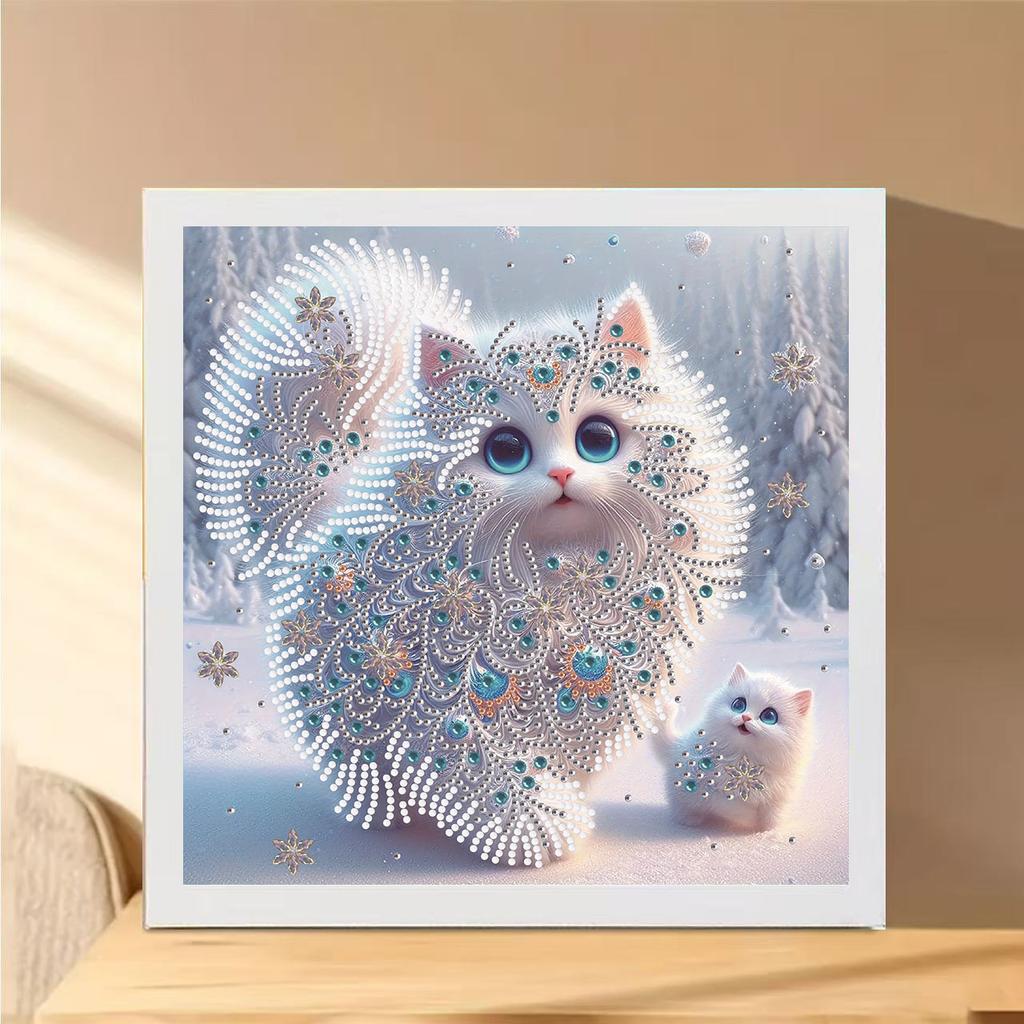 5D Shaped Diamond Painting DIY Framed Decorative Artwork Living Room Display Stand Ornament Home Decor