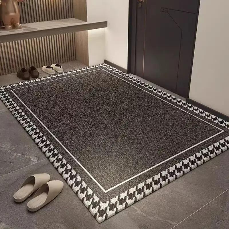 Simple entry door floor mat, entrance door foot mat, advanced gate carpet dust removal and soil door mat can be customized
