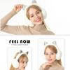 Winter Warm Plush Earmuffs Earflaps, for Women Children Riding Ski Ear Protection Cartoon Cat's Ears Fur Soft Cashmere Earflaps