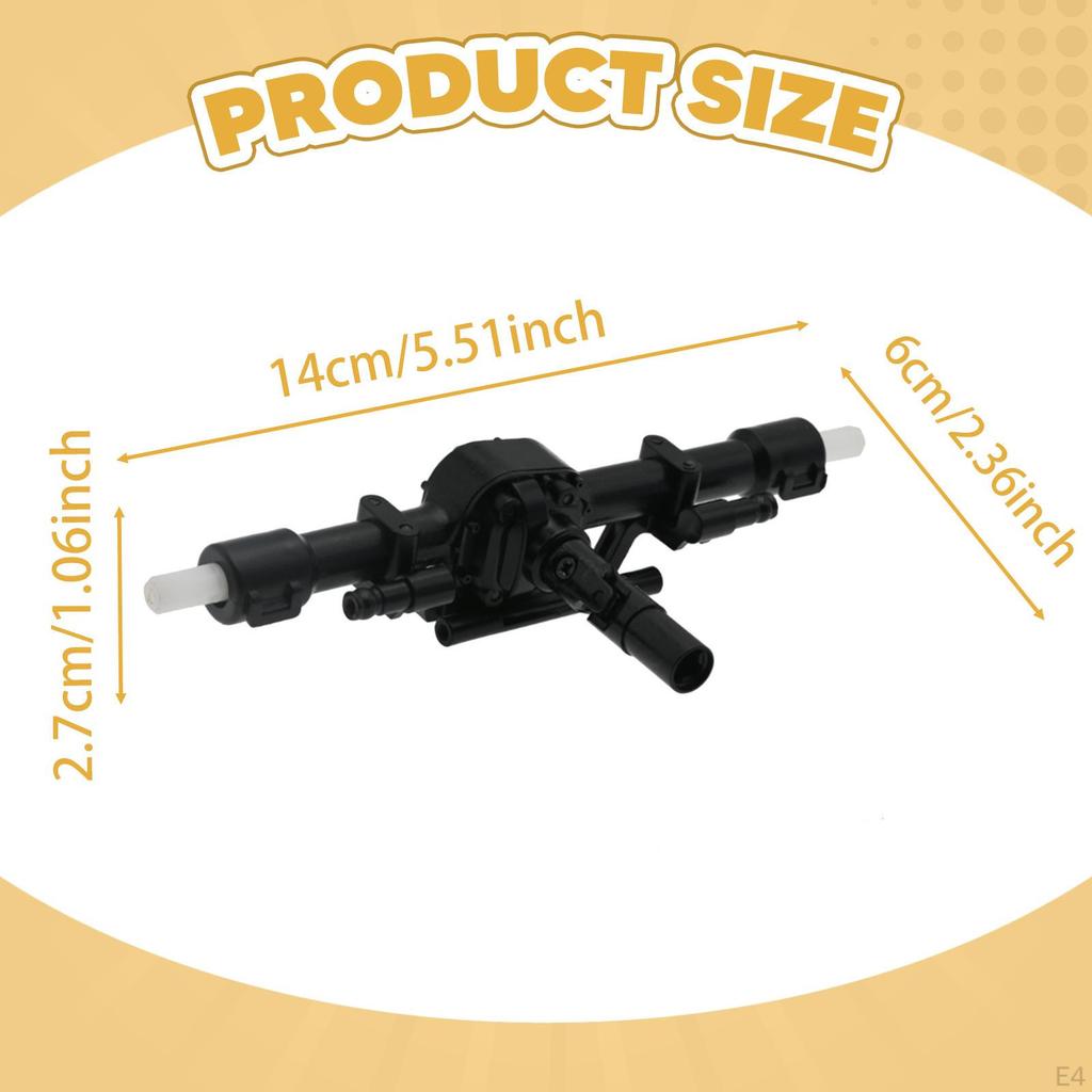 1/12 RC Car Axle 4WD Accessories Easy Installation Climbing Vehicle Part Replace Remotes Control