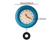 Round Wall Clock Decorative Clock Dining Room Silent Hanging Clock Analog Clock for Kitchen Dorm Contemporary Living Room Hotel