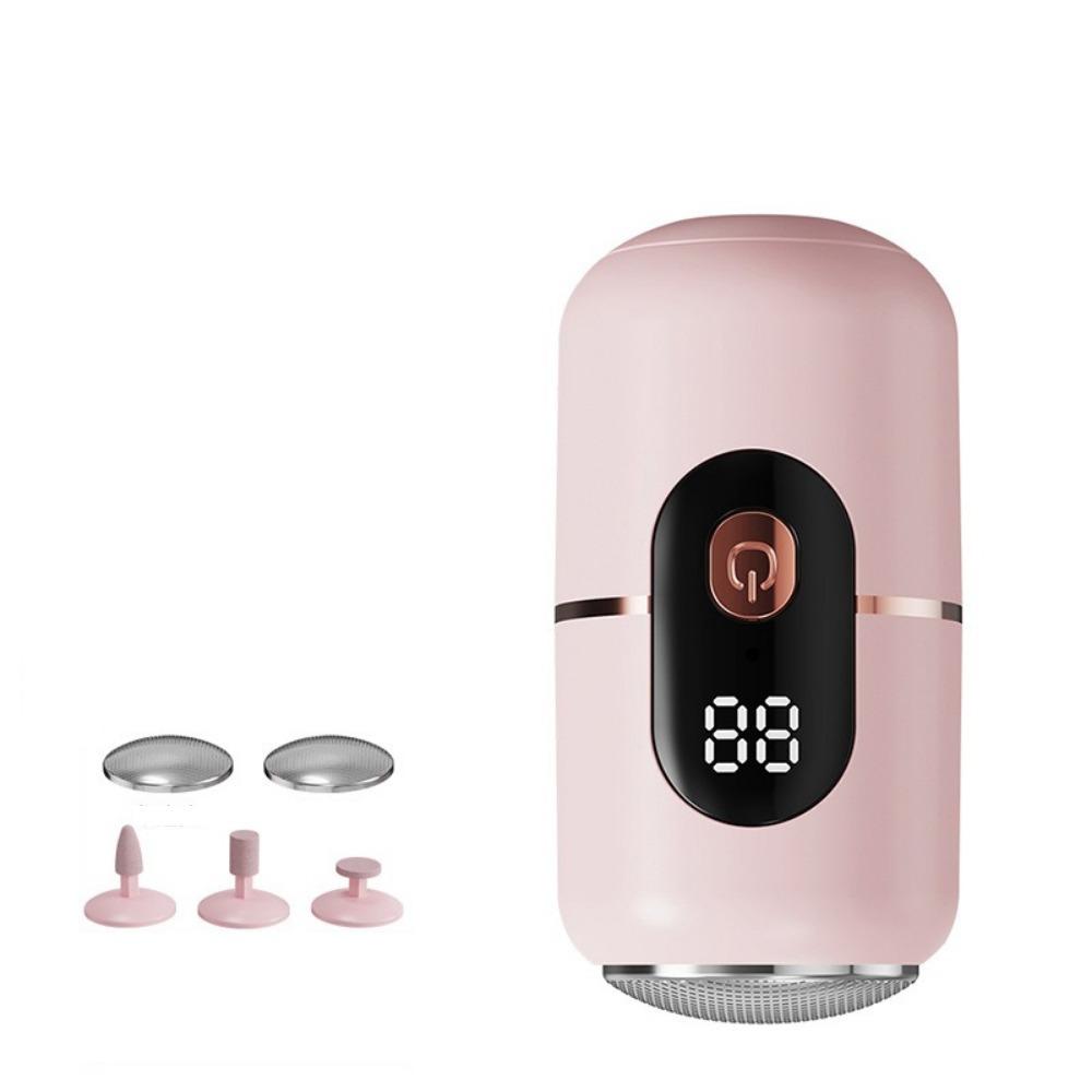 

Rechargeable Electric Foot File LED Display Electric Callus Remover Foot Grinder Foot Care рожевий