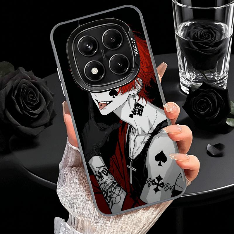 Étui de téléphone souple style anime Diable Bad Boy pour Xiaomi Redmi Note 13 14 15 Pro Plus 12S 12 11S 11 11T 10S 10 Housse arrière antichoc