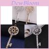Korean Style Long Sweater Chain With Key Pendant For Women Gift