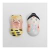 Mino Ware Momotaro and Oni Chopstick Rests Set of 2 Ceramic for Children's Day Tableware or Tango No Sekku Gift