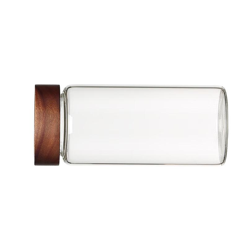 ZISIZ High Borosilicate Glass Storage Jar with Lid