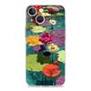 Phone Case For iPhone 17 Air Cases iPhone 16 15 12 13 14 Pro Max SE 7 8 Plus iPhone11 Clear Soft Cover Oil Painting Flower