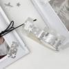 3PCS Star Hand Account Tape Silvery Journal Decorative Tape DIY Gift Packaging Materials Adhesive Tapes Handbook Doodle Sticker