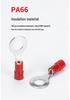 Kaisheng ROHS Copper Nylon Round OT Terminal Wire Lug RNYB1.25-3-3.5-4-5-6-8-10