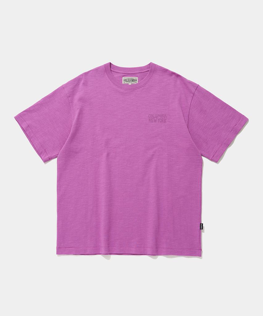 COLUMBIA UNIVERSITY Surf Ny Slub S/S T-Shirts_Vintage Purple