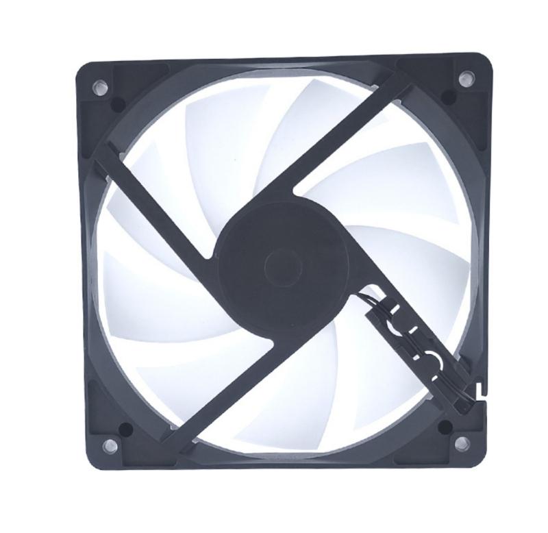 Quiet 12cm 4Pin Computer Case Fan 45CFM Airflow Durability ABS Material Forward Airflow Design