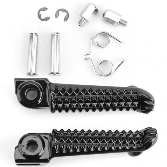 

Areyourshop Motorcycle Front Foot Peg Footrest For Yamaha YZF R1 1998-2014 R6 1999-2014 R6S 2003-2008 2004 Aluminum Motor Pegs