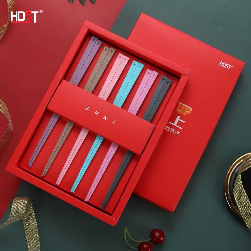 Colorful Alloy Floating Chopsticks Gift Set