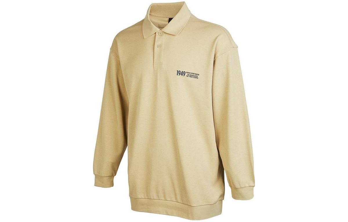 Adidas Polo Shirts Men s Grassland Brown Polo Collar Moderate Other IK3508 L