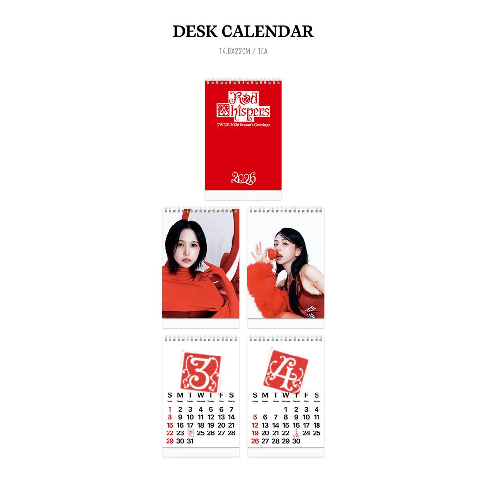 [Pre-order] TWICE - 2026 Seasons Greetings [RED WHISPERS]