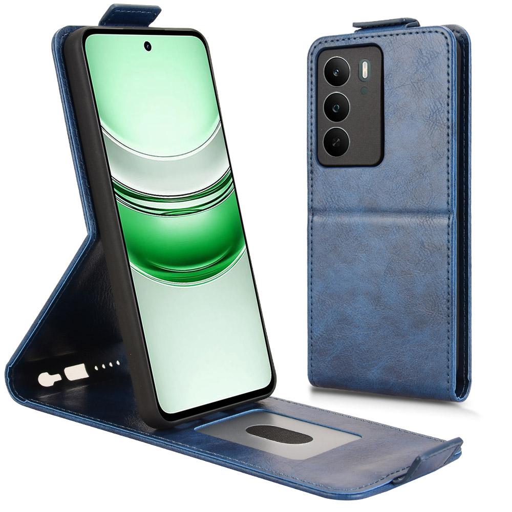 For Realme C71 4G Stand Case Magnetic Clasp Vertical Flip Leather Phone Cover with Card Holder