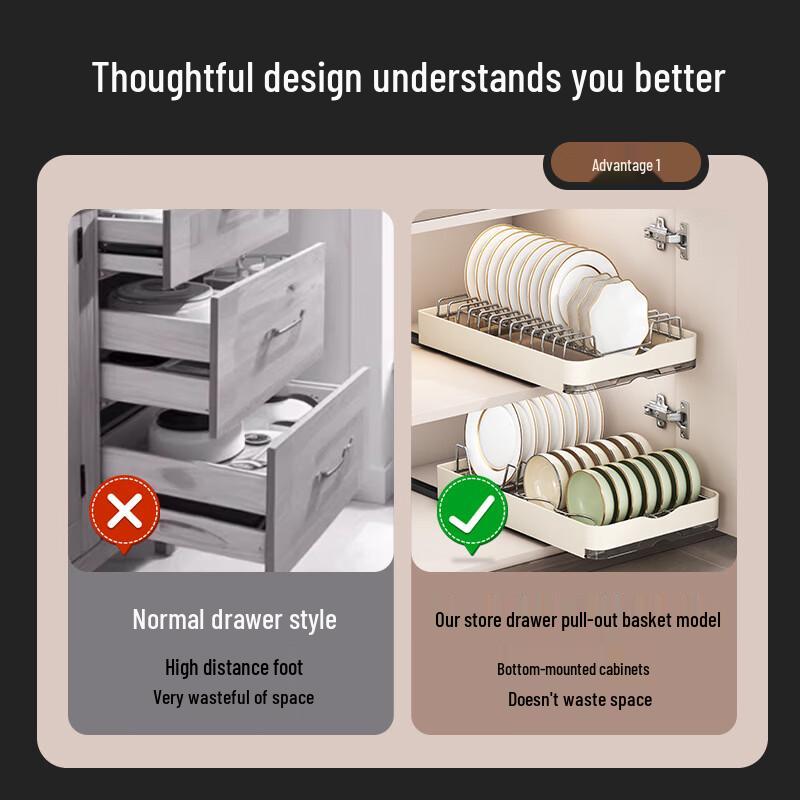 Retractable Stainless Steel Dish Rack