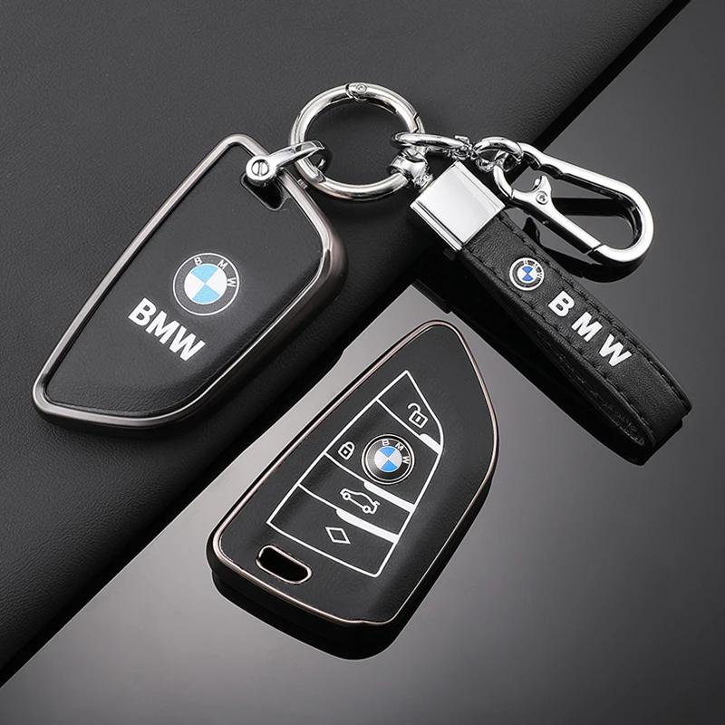 2025 for BMW 1 2 3 5 7 Series X1 F48 X3 G20 X4 X5 G05 X6 F16 M40i M440i G02 G31 G23 F34 F15 F40 IX3 TPU Leather Case Car Key