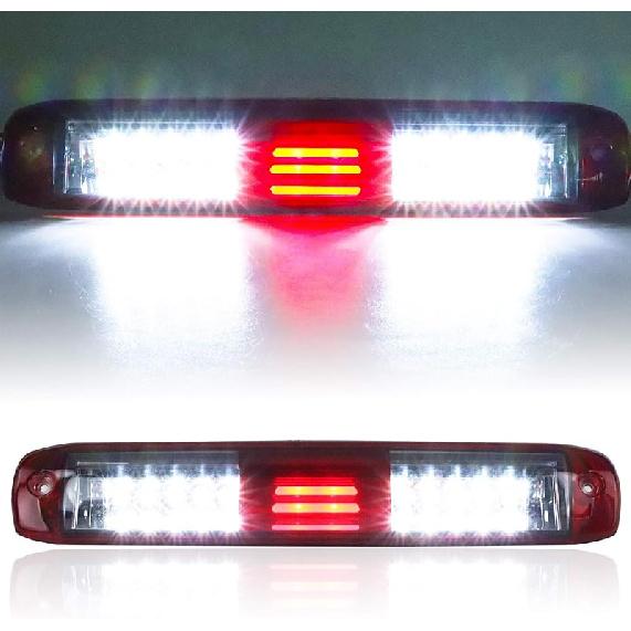 Tresound LED Third Brake Cargo Light For 2014-2018 Chevy Chevrolet Silverado & GMC Sierra 1500 2500HD 3500HD Rear High Mount Stop Lamp Red Lens