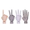 1:2 Scale Human Hand Model Mini Size Twisted Egg Design Palm Model Movable Joints With Posable Fingers Movable Finger Joints