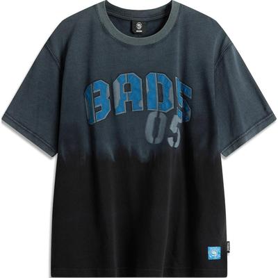 Comfortable Casual Loose Fit Round Neck Letter Print Short Sleeve T-Shirt Men Tops Black AHSU439-6