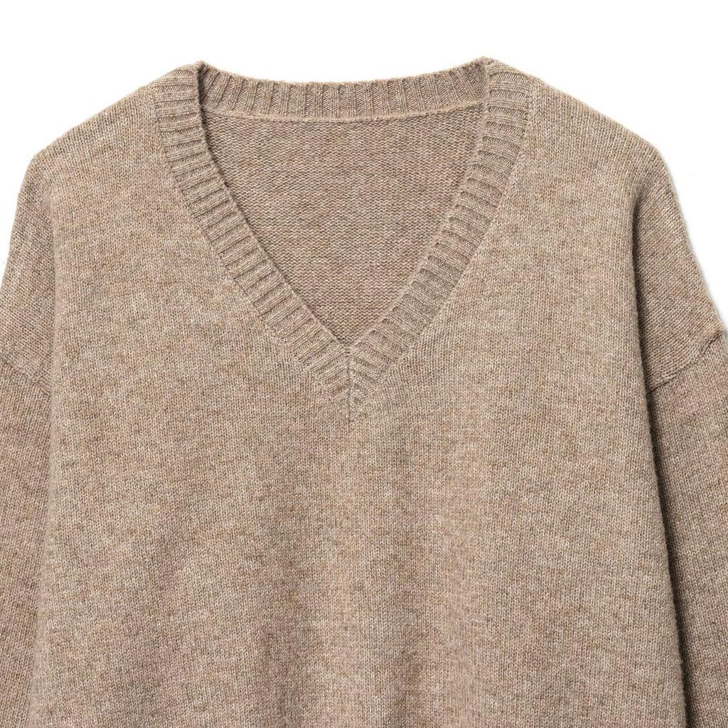 European and American Style, New Women's Fashion, Versatile Cross-border Elegant Casual Soft V-neck Knitwear