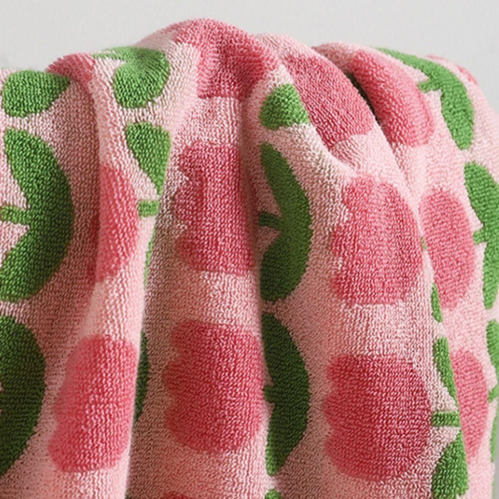 Thickened Cotton Face Towel 70x140cm Couple Shower Towel Tulip Large Bath Towel  Couple