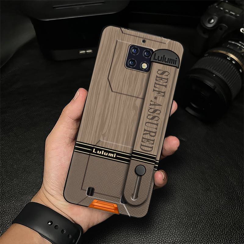 Commerce Masculine Phone Case For Oukitel WP6 Protective Wristband Geometry Waterproof Back Cover Anti-dust Silicone