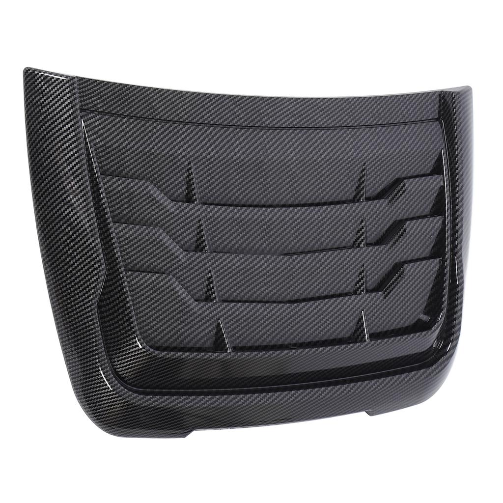 Hood Air Intake Vent Scoop Cover Excellent Heat Dissipation Sporty Look Bonnet Air Vent Cover for Ranger XLT XLS XL 2015 To 2022 Carbon Fiber Style