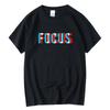 Men's T-shirt 100% Cotton Summer Loose Focus Print Men T Shirt Casual Loose O-neck Men Tshirt Short Sleeve T-shirt Male Tees