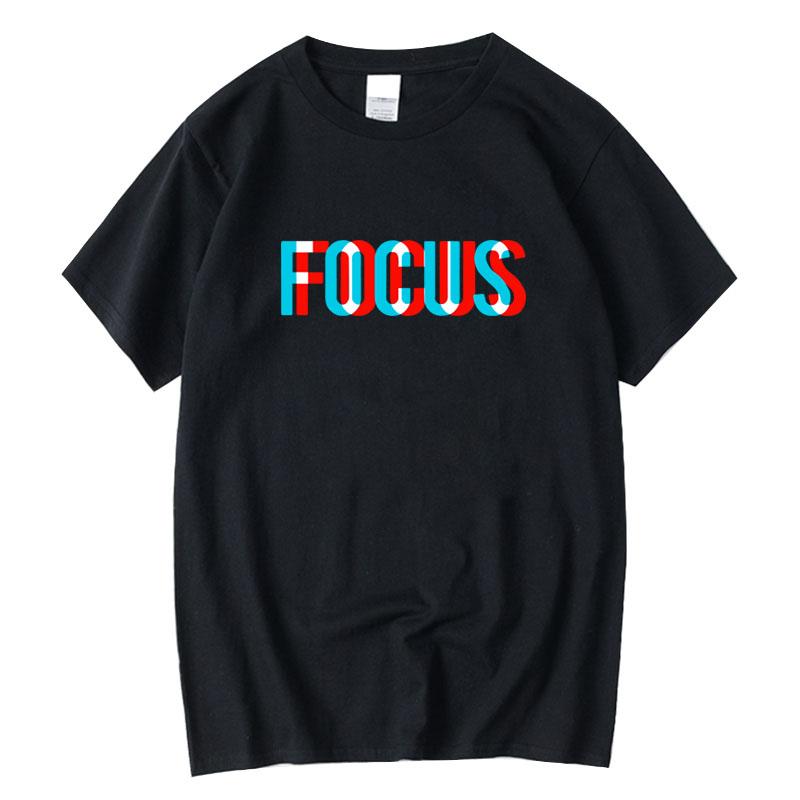 

Men s T-shirt 100% Cotton Summer Loose Focus Print Men T Shirt Casual Loose o-neck Men Tshirt Short Sleeve t-shirt Male Tees XL