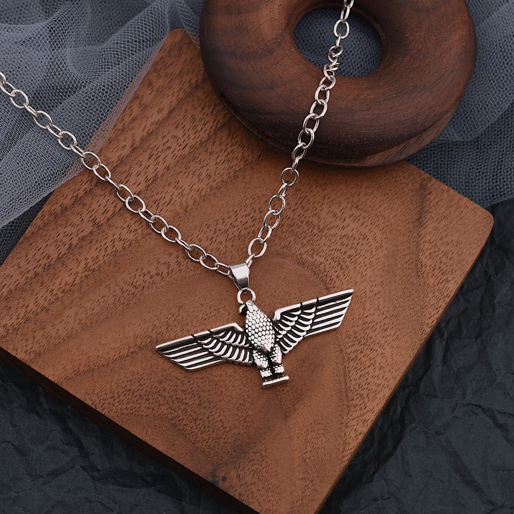 Love Pendant Thai Silver Sweater Hip Hop Cross Necklace Women'S Premium Long Sweater Chain Accessories