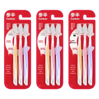 Cenban Cloud-Feel Soft Bristle Toothbrush 9-Pack