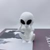 3D Printed Alien Ornaments, Do Not Listen, Do Not Look, Do Not Speak, Whimsical Alien Statues, Fantasy Space Room Decorations