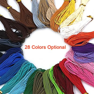 High Quality Creative Accessories Nylon Rope DIY Jewelry Material 1 Bar Wax Thread Fashion 1 Bar Thread 1mm*9.5m Wax Thread Wax Thread Nylon Rope