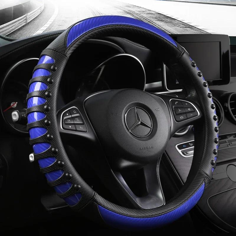 Micro Fiber Leather Steering Wheel Cover for VOLVO XC60 XC90 XC40 XC70 S60L C30 S80 S90 V50 V60 Car Accessories