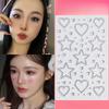 Beautiful Shiny Crystal Rhinestones Pearl Star 3D Stickers Scrapbook Phone Case DIY Decorations Dance Show Makeup Face Stickers