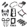 For Subaru Forester 2019-2025 Interior Kit ABS Carbon Fiber Car Dashboard Console Gear Shift Panel Cover Trim Car Accessories